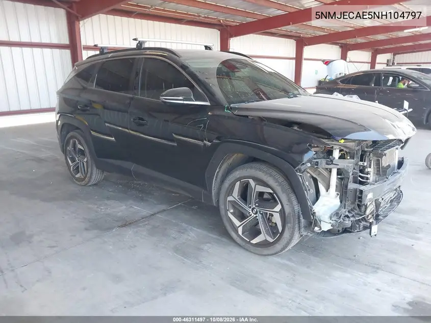 2022 Hyundai Tucson Limited VIN 5NMJECAE5NH104797 фото 2