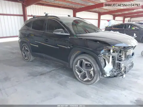 2022 Hyundai Tucson Limited VIN 5NMJECAE5NH104797 фото 2