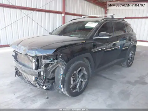2022 Hyundai Tucson Limited VIN 5NMJECAE5NH104797 фото 3