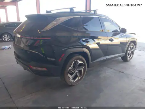 2022 Hyundai Tucson Limited VIN 5NMJECAE5NH104797 фото 5