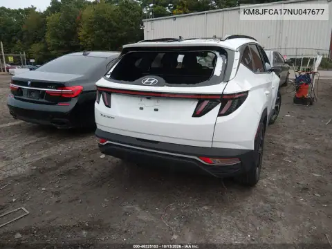 KM8JFCA17NU047677 — 2022 Hyundai Tucson, фото 5 с аукциона IAAI, Крыша