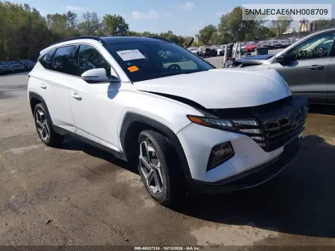 5NMJECAE6NH008709 — 2022 Hyundai Tucson, Передняя часть, фото до ремонта