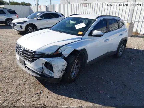 2022 Hyundai Tucson Sel VIN 5NMJB3AE4NH030023 фото 2