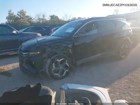 5NMJECAE2PH263036 — 2023 Hyundai Tucson, Неизвестные повреждения, фото до ремонта
