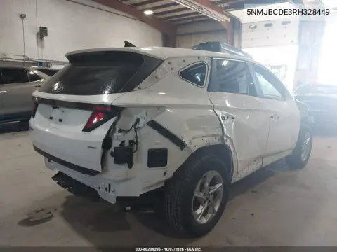 2024 Hyundai Tucson Sel VIN 5NMJBCDE3RH328449 фото 5