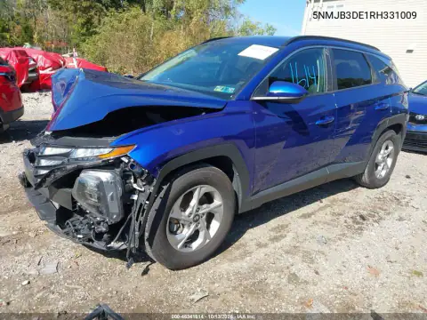5NMJB3DE1RH331009 — 2024 Hyundai Tucson, фото 3 с аукциона IAAI, Передняя часть