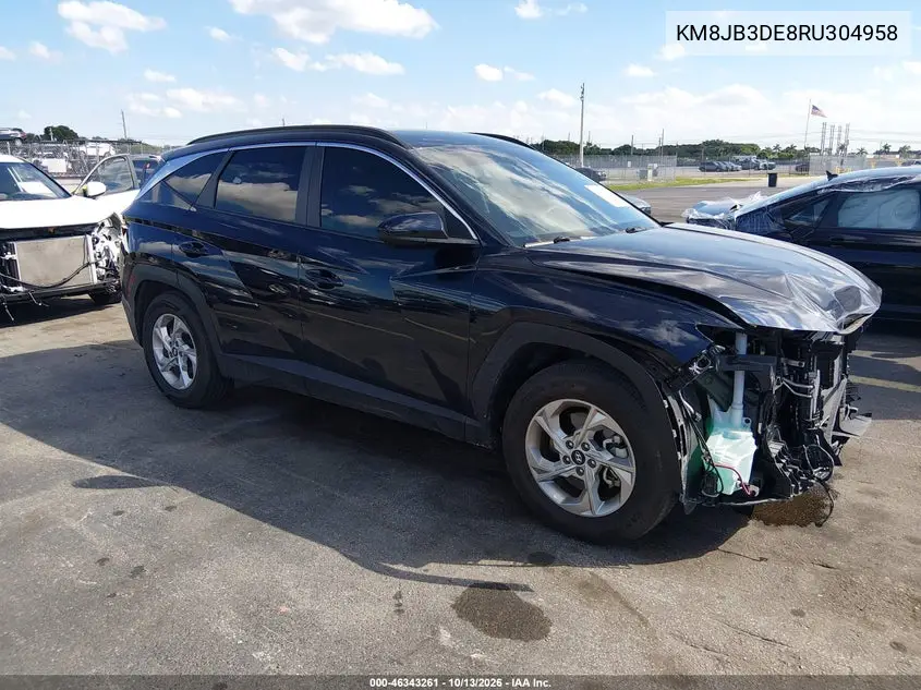2024 Hyundai Tucson Sel VIN KM8JB3DE8RU304958 фото 2