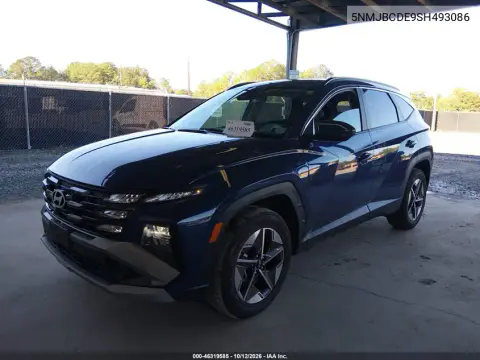 2025 Hyundai Tucson Sel VIN 5NMJBCDE9SH493086 фото 3