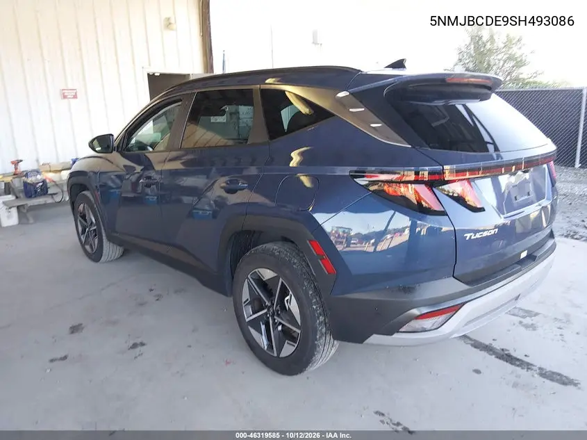 2025 Hyundai Tucson Sel VIN 5NMJBCDE9SH493086 фото 4