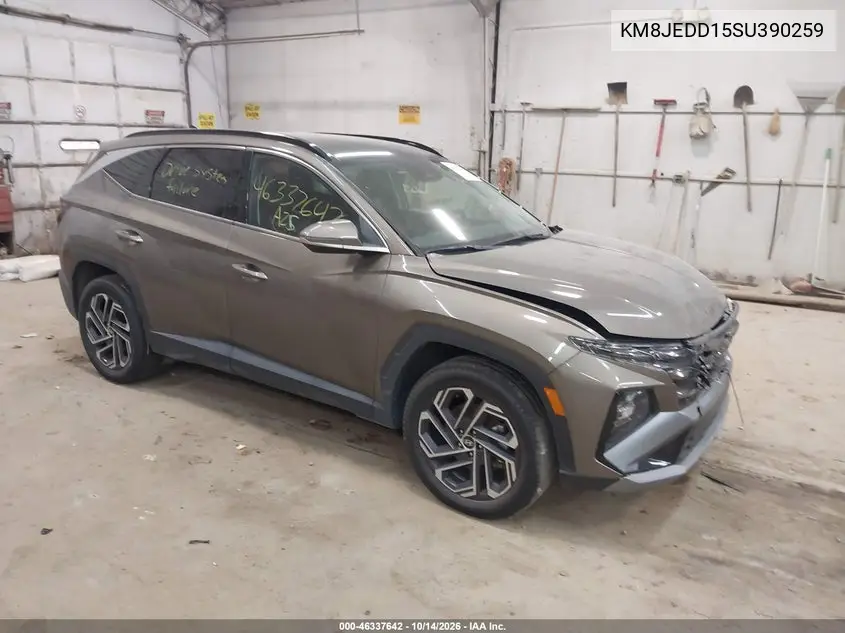 KM8JEDD15SU390259 — 2025 Hyundai Tucson, фото 2 с аукциона IAAI, Передняя часть слева