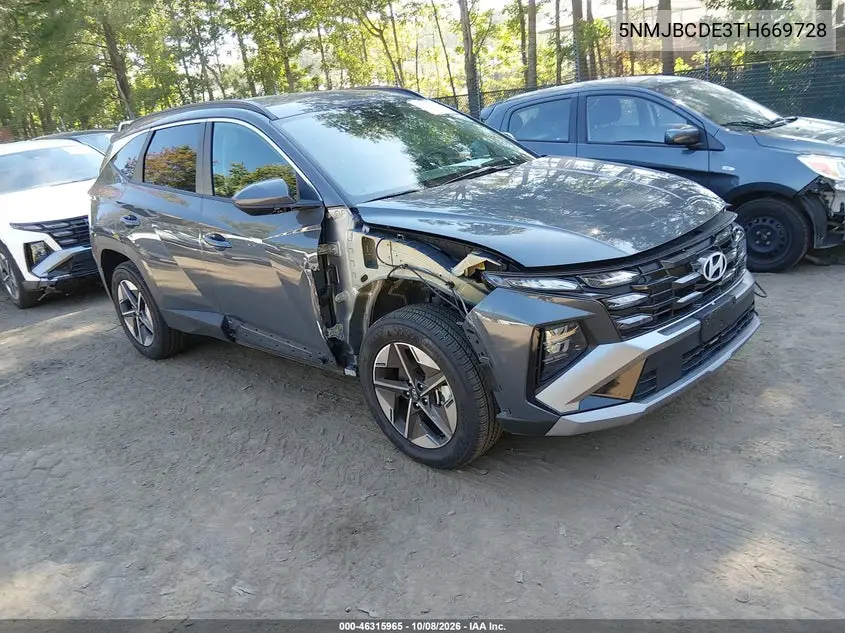 2026 Hyundai Tucson Sel VIN 5NMJBCDE3TH669728 фото 2