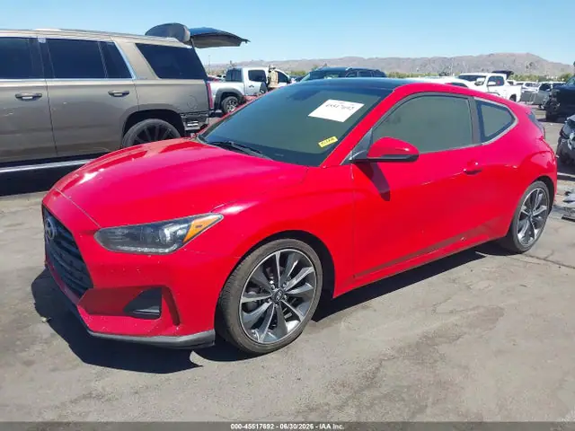 KMHTG6AF7KU003290 — 2019 Hyundai Veloster 2.0 Premium, фото 2 с аукциона IAAI 13.10.2026, Пожар салона