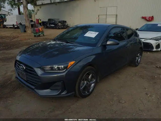 KMHTG6AF6KU013728 — 2019 Hyundai Veloster 2.0, фото 2 с аукциона IAAI 29.09.2026, Естественный износ