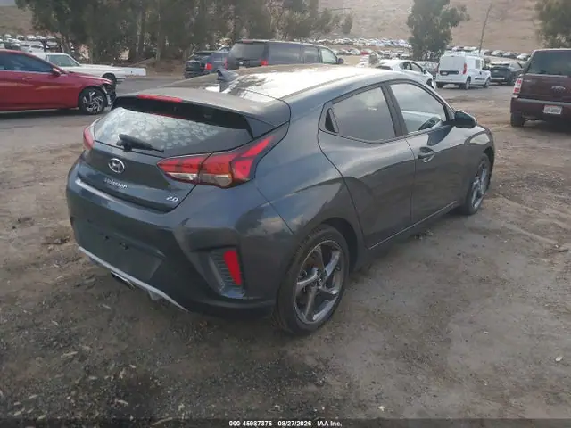 KMHTG6AF6KU013728 — 2019 Hyundai Veloster 2.0, фото 4 с аукциона IAAI 29.09.2026, Естественный износ