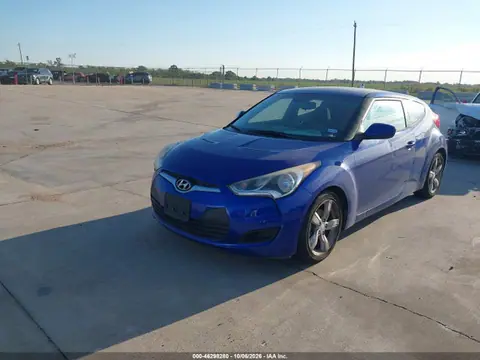 2014 Hyundai Veloster Base W/black VIN KMHTC6AD6EU211210 фото 2