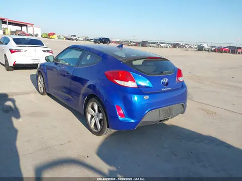 2014 Hyundai Veloster Base W/black VIN KMHTC6AD6EU211210 фото 3