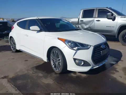 KMHTC6AE3GU265916 — 2016 Hyundai Veloster Turbo R-Spec, Передняя часть (Front End), фото до ремонта