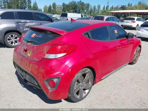 2014 Hyundai Veloster Turbo W/black VIN KMHTC6AE5EU200952 фото 4