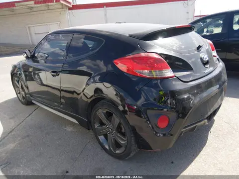 2014 Hyundai Veloster Turbo W/black VIN KMHTC6AE3EU198084 фото 3