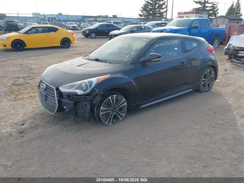 2016 Hyundai Veloster Turbo VIN KMHTC6AE0GU250418 фото 2