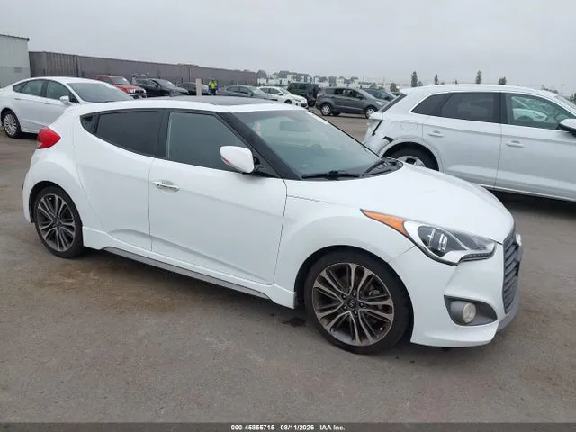 2016 Hyundai Veloster Turbo VIN KMHTC6AE5GU283835 фото 1