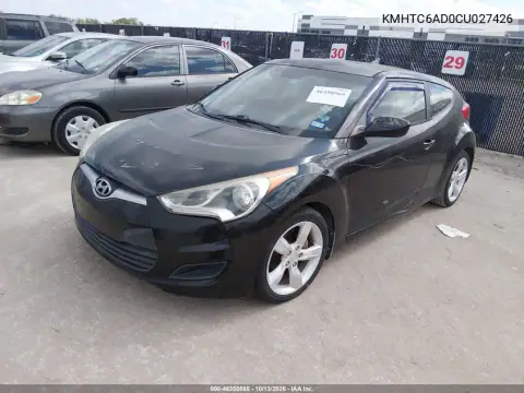 KMHTC6AD0CU027426 — 2012 Hyundai Veloster, фото 3 с аукциона IAAI, Естественный износ