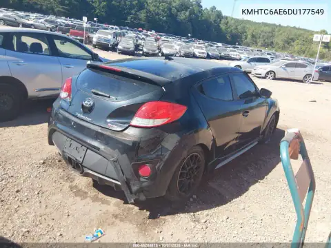 KMHTC6AE6DU177549 — 2013 Hyundai Veloster, фото 4 с аукциона IAAI 11.11.2026, Естественный износ