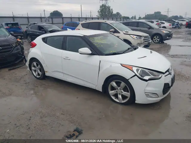 KMHTC6AD4EU193838 — 2014 Hyundai Veloster, Передняя часть (Front), фото до ремонта