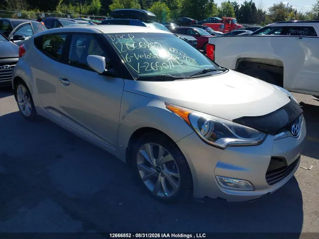 2016 Hyundai Veloster VIN KMHTC6AD9GU265071 фото 1
