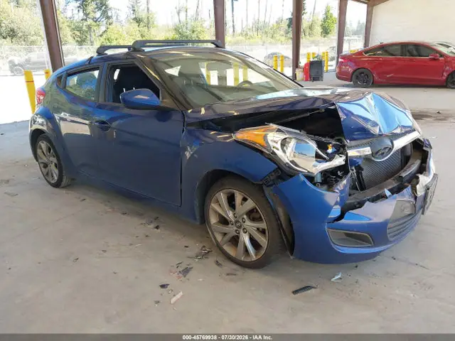 KMHTC6AD7GU277753 — 2016 Hyundai Veloster, Передняя часть (Front End), фото до ремонта
