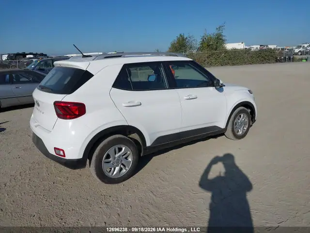 KMHRC8A32TU450392 — 2026 Hyundai Venue SEL, фото 4 с аукциона IAAI 29.09.2026, Передняя часть