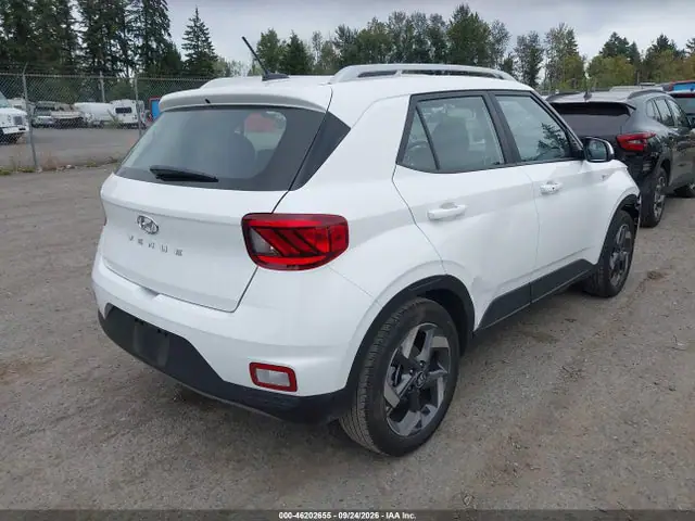 KMHRC8A38TU457265 — 2026 Hyundai Venue SEL, фото 4 с аукциона IAAI 30.09.2026, Передняя часть справа