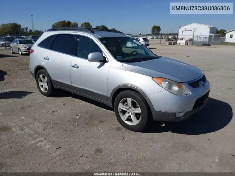 KM8NU73C38U036306 — 2008 Hyundai Veracruz, Естественный износ, фото до ремонта