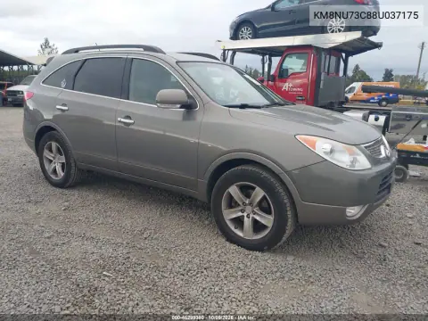 KM8NU73C88U037175 — 2008 Hyundai Veracruz, Сзади слева, фото до ремонта