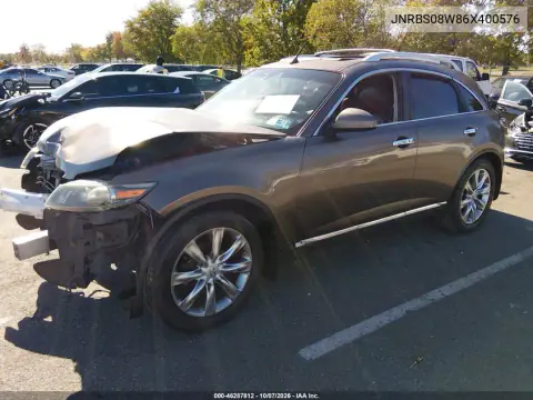 2006 Infiniti Fx45 VIN JNRBS08W86X400576 фото 2