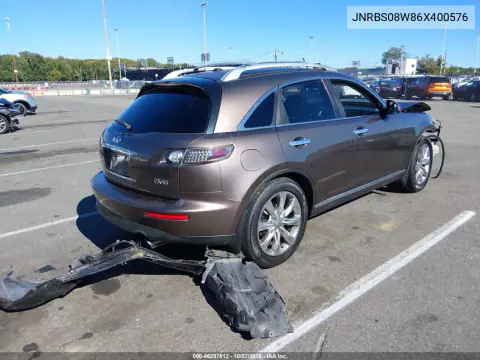 2006 Infiniti Fx45 VIN JNRBS08W86X400576 фото 4