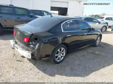 2006 Infiniti G35X VIN JNKCV51F26M605667 фото 5