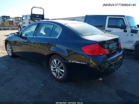 2007 Infiniti G35X VIN JNKBV61F77M804149 фото 4
