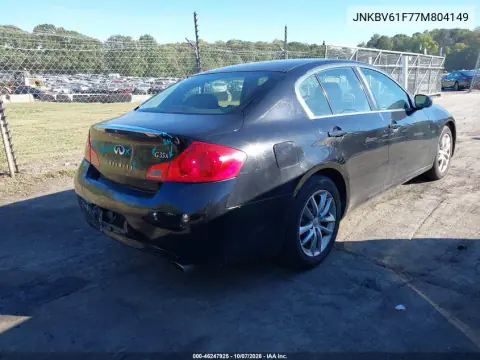 2007 Infiniti G35X VIN JNKBV61F77M804149 фото 5