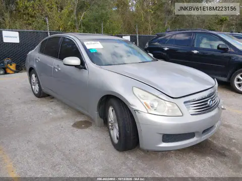 JNKBV61E18M223156 — 2008 Infiniti G, Передняя часть, фото до ремонта