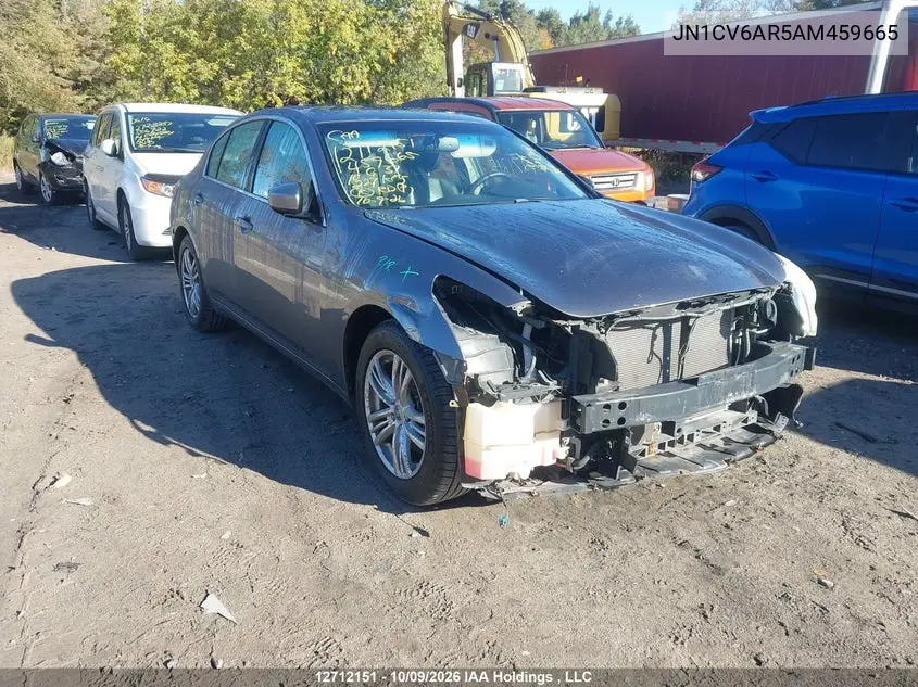 2010 Infiniti G37 VIN JN1CV6AR5AM459665 фото 2