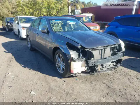 JN1CV6AR5AM459665 — 2010 Infiniti G, Передняя часть, фото до ремонта