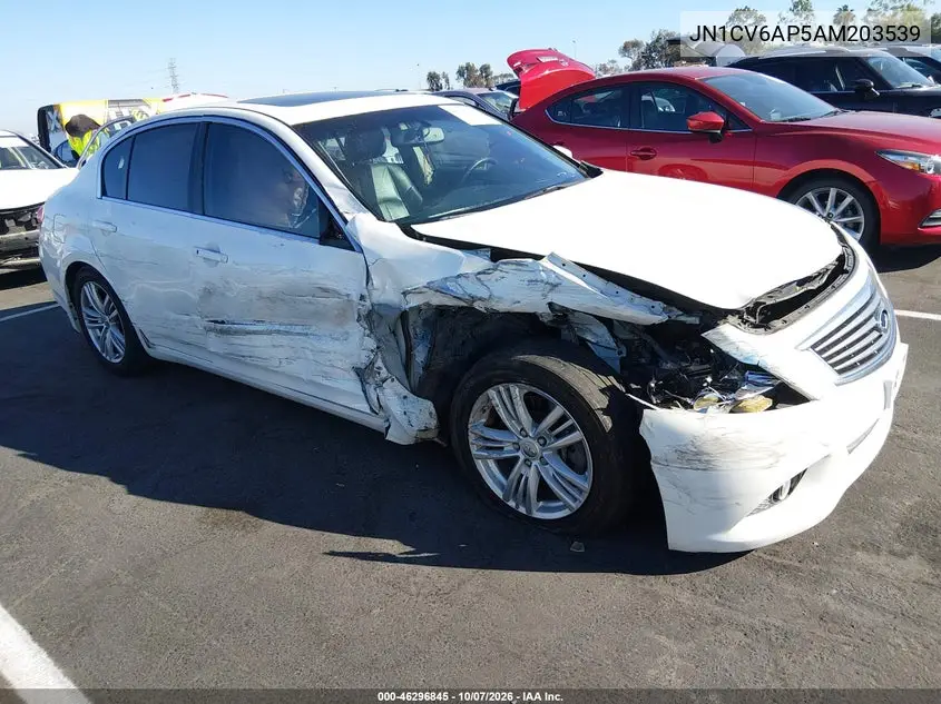 2010 Infiniti G37 Journey VIN JN1CV6AP5AM203539 фото 2