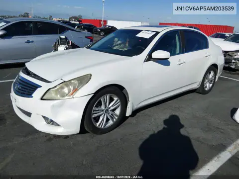 2010 Infiniti G37 Journey VIN JN1CV6AP5AM203539 фото 3