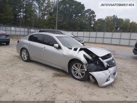 JN1DV6AP2BM831404 — 2011 Infiniti G, Передняя часть, фото до ремонта