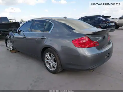 JN1CV6AP9BM501528 — 2011 Infiniti G, фото 4 с аукциона IAAI, Передний левый