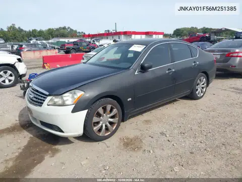 2006 Infiniti M35X VIN JNKAY01F56M251385 фото 3