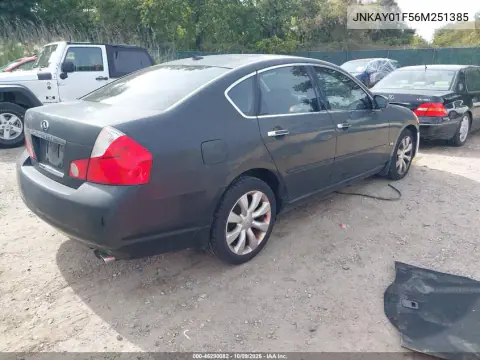 2006 Infiniti M35X VIN JNKAY01F56M251385 фото 5
