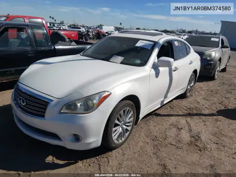 2011 Infiniti M37X VIN JN1BY1AR0BM374580 фото 3