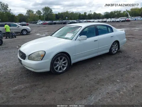 2002 Infiniti Q45 Luxury VIN JNKBF01A62M005017 фото 2